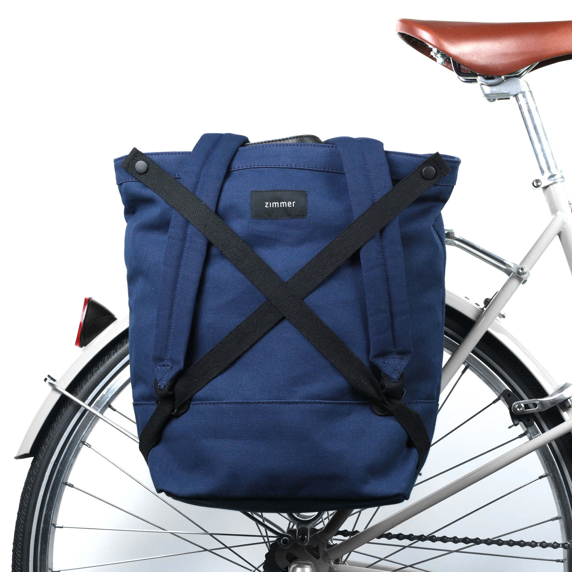 Schoner für Gepäckträger am Fahrrad Blau 